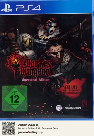Darkest Dungeon PlayStation 4, Germany box front