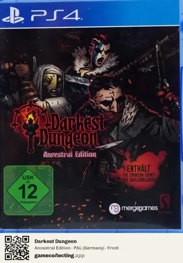 Darkest Dungeon PlayStation 4, Germany box front