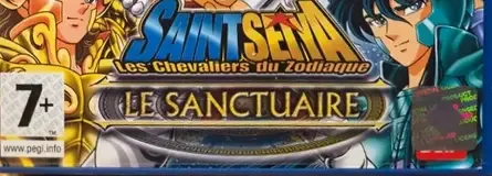 Saint Seiya: The Sanctuary, the PEGI square on its front