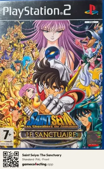 Saint Seiya: The Sanctuary PlayStation 2, PAL box front