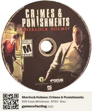 Sherlock Holmes: Crimes & Punishments Computer, NTSC disc