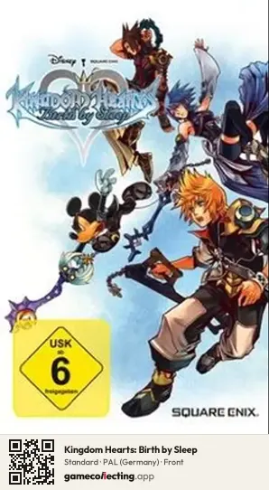 Kingdom Hearts: Birth by Sleep PlayStation Portable, Germany box front