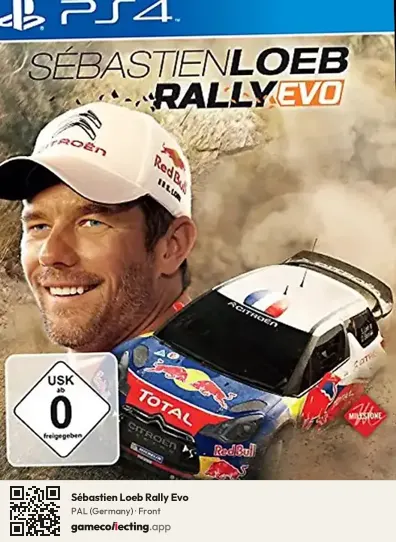 Sébastien Loeb Rally Evo PlayStation 4, Germany box front