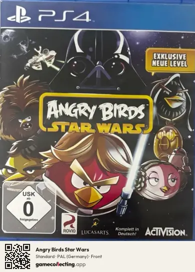 Angry Birds Star Wars PlayStation 4, Germany box front