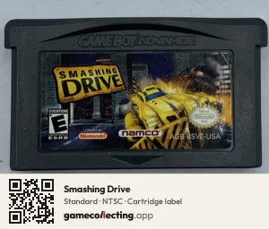 Smashing Drive Game Boy Advance, NTSC cartridge label