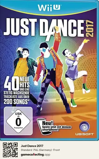 Just Dance 2017 Nintendo Wii U, Germany box front