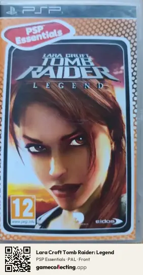 Lara Croft Tomb Raider: Legend PlayStation Portable, PAL box front