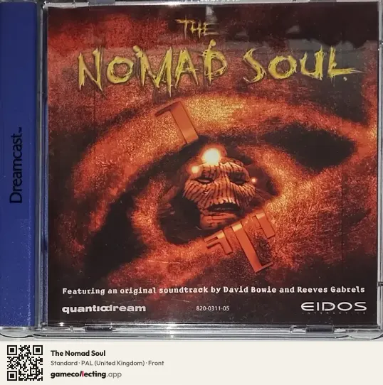 The Nomad Soul Sega Dreamcast, United Kingdom box front