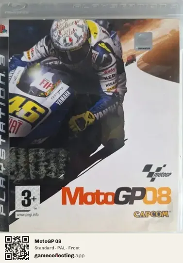 MotoGP 08 PlayStation 3, PAL box front