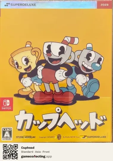 Cuphead Nintendo Switch, Asia box front