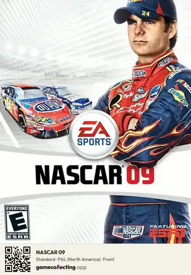 NASCAR 09 PlayStation 3, North America box front