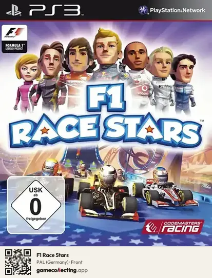 F1 Race Stars PlayStation 3, Germany box front