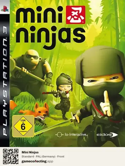 Mini Ninjas PlayStation 3, Germany box front