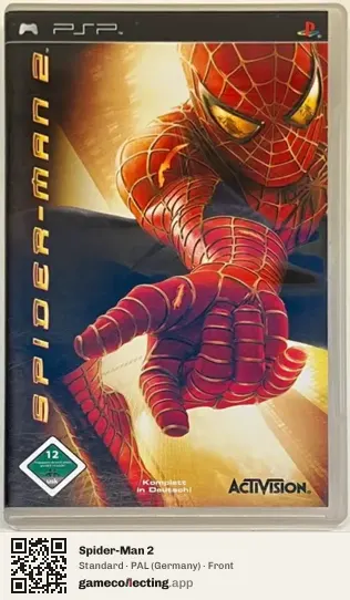 Spider-Man 2 PlayStation Portable, Germany box front