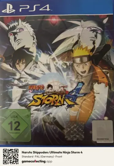 Naruto Shippuden: Ultimate Ninja Storm 4 PlayStation 4, Germany box front