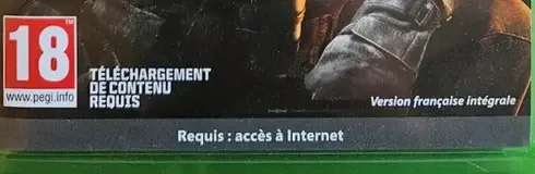 Call of Duty: Black Ops 6, the PEGI square on its front