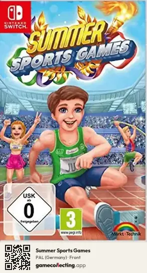 Summer Sports Games Nintendo Switch, Germany box front