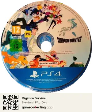 Digimon Survive PlayStation 4, PAL disc
