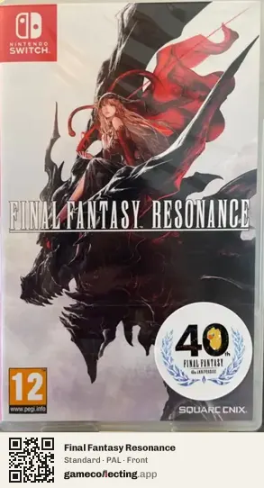 Final Fantasy Resonance Nintendo Switch, PAL box front
