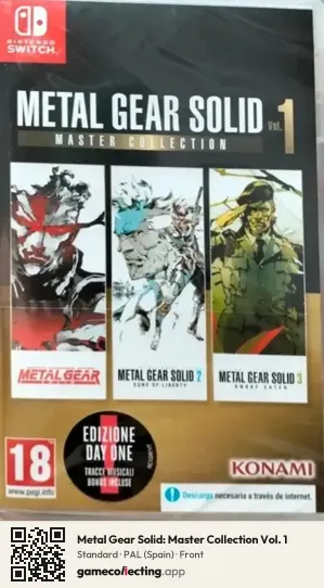 Metal Gear Solid: Master Collection Vol. 1 Nintendo Switch, Spain box front