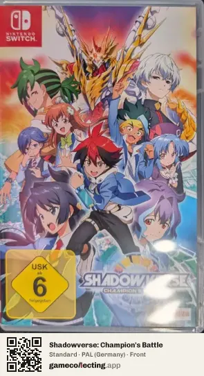 Shadowverse: Champion's Battle Nintendo Switch, Germany box front