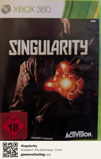 Singularity Xbox 360, Germany box front