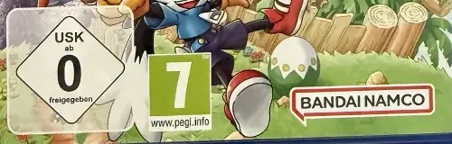 Klonoa Phantasy Reverie Series, the USK square on its front