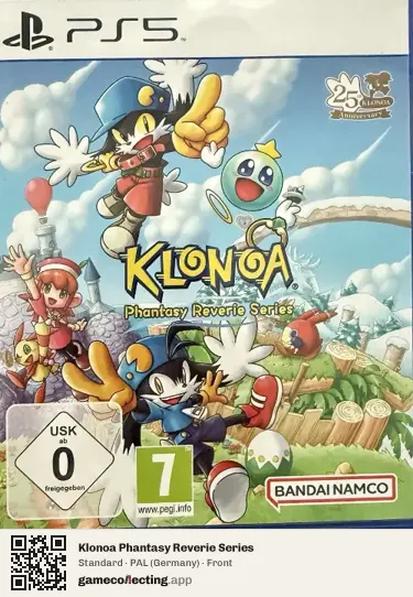 Klonoa Phantasy Reverie Series PlayStation 5, Germany box front
