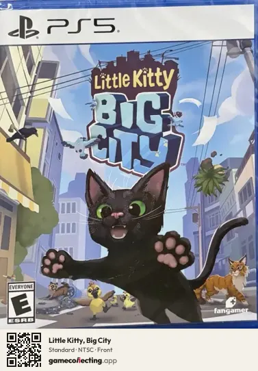 Little Kitty, Big City PlayStation 5, NTSC box front