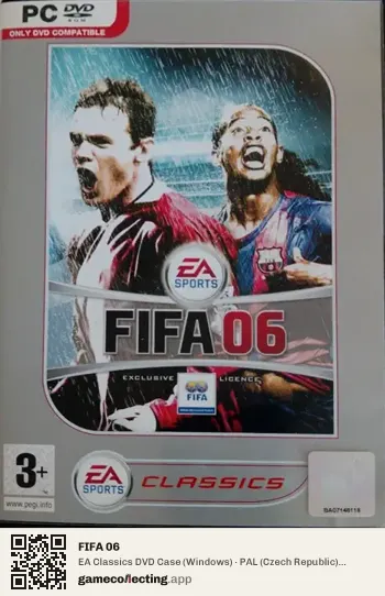 FIFA 06 Computer, Czech Republic box front