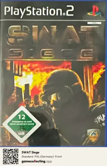 SWAT Siege PlayStation 2, Germany box front