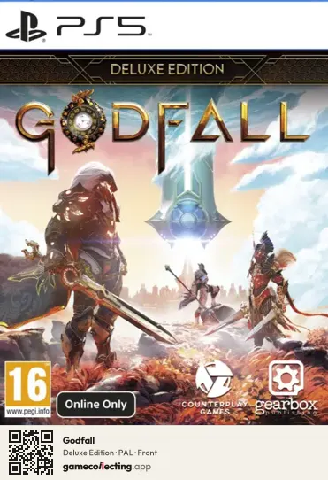 Godfall PlayStation 5, PAL box front
