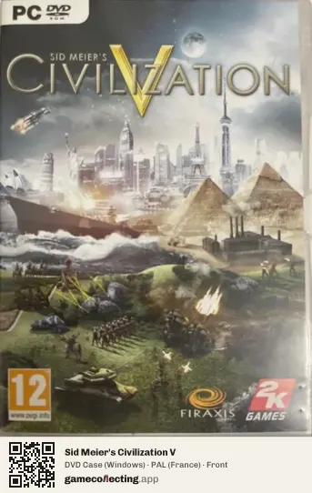 Sid Meier's Civilization V Computer, France box front