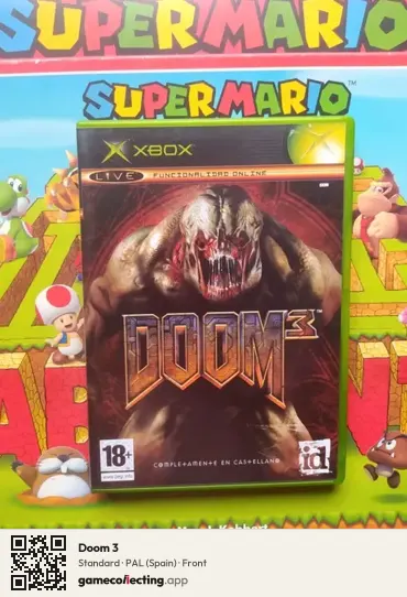 Doom 3 Xbox, Spain box front