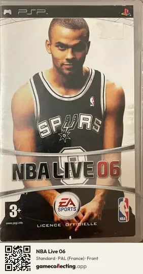 NBA Live 06 PlayStation Portable, France box front