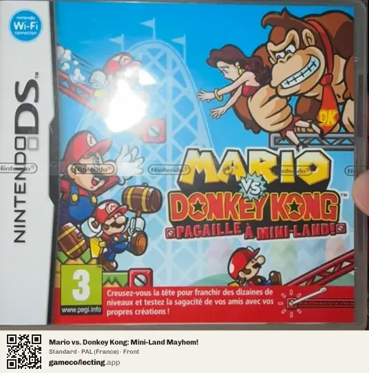 Mario vs. Donkey Kong: Mini-Land Mayhem! Nintendo DS, France box front