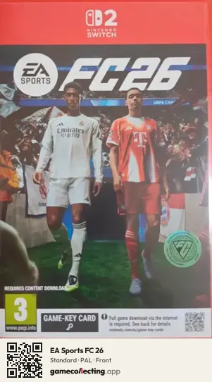EA Sports FC 26 Nintendo Switch 2, PAL box front
