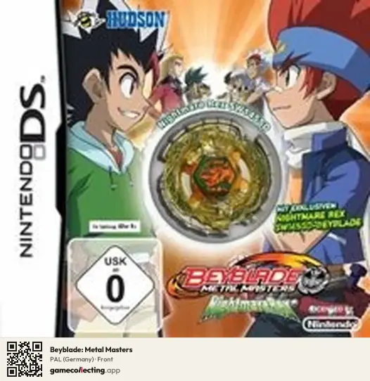 Beyblade: Metal Masters Nintendo DS, Germany box front