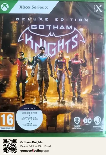 Gotham Knights Xbox Series X, PAL box front