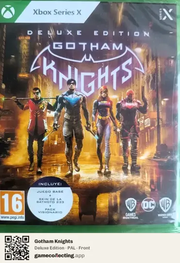 Gotham Knights Xbox Series X, PAL box front