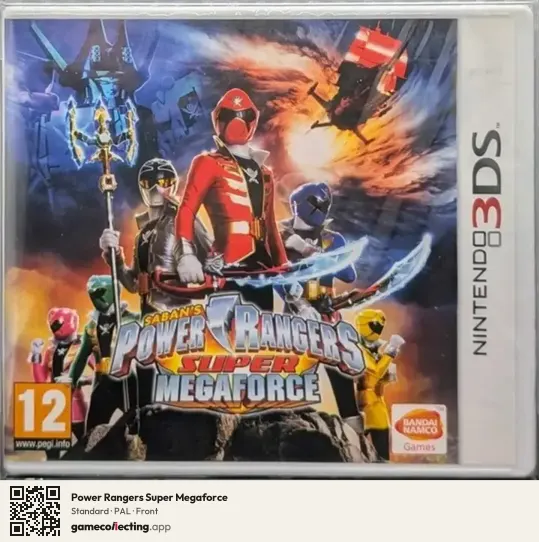 Power Rangers Super Megaforce Nintendo 3DS, PAL box front