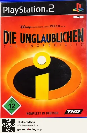 The Incredibles PlayStation 2, Germany box front