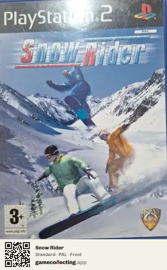 Snow Rider PlayStation 2, PAL box front