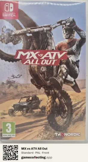 MX vs ATV All Out Nintendo Switch, PAL box front