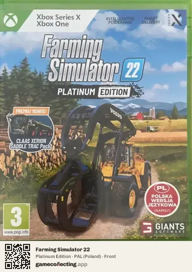 Farming Simulator 22 Xbox Series X, Poland box front