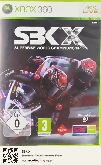 SBK X Xbox 360, Germany box front