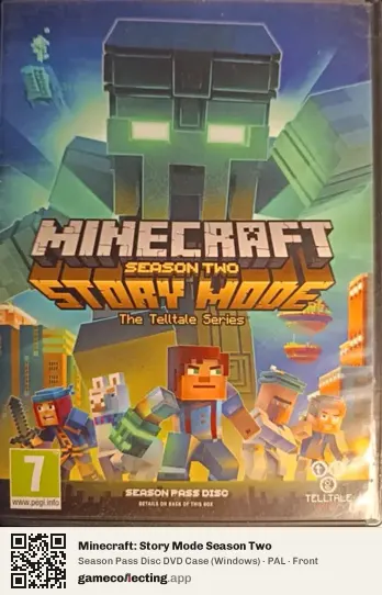 Minecraft: Story Mode Season Two Computer, PAL box front