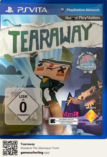 Tearaway PlayStation Vita, Germany box front