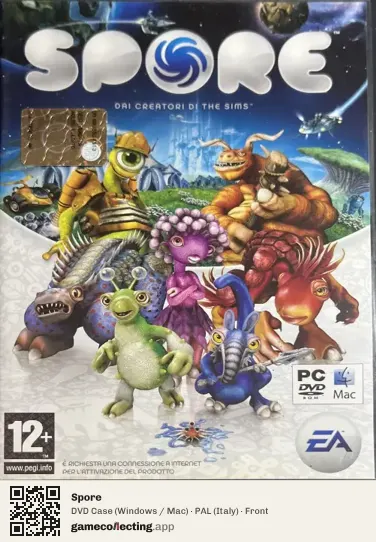 Spore Computer, Italy box front