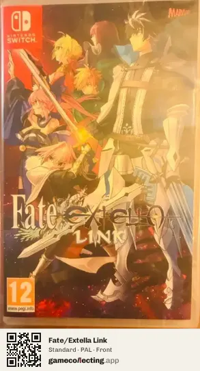 Fate/Extella Link Nintendo Switch, PAL box front